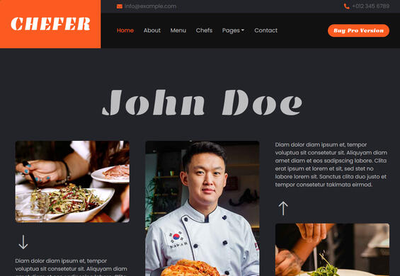 Catering Website