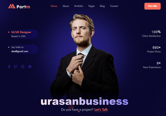 UI/UX Designer Page