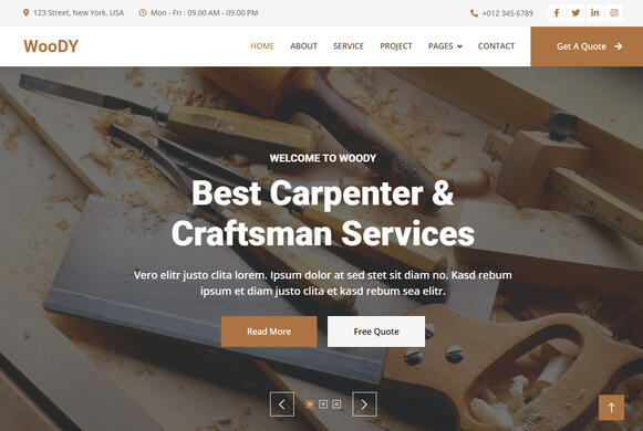 Carpenter Website