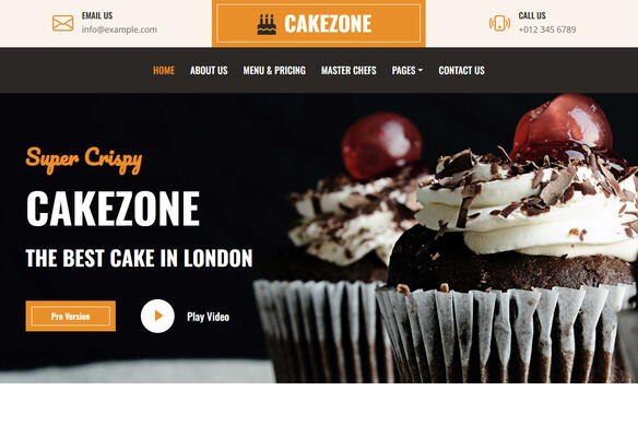 CAKEZONE Website